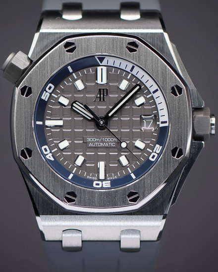 2023 Audemars Piguet Royal Oak Offshore 42MM Grey Dial Rubber Strap (15720ST.OO.A009CA.01)