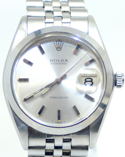 Rolex Oyster Precision 34MM Silver Dial Jubilee Bracelet (6604)