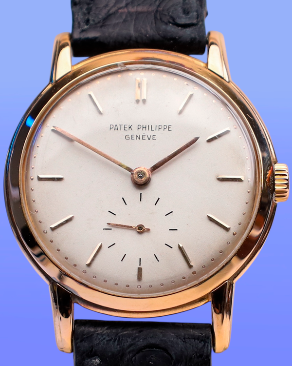 Patek Philippe Calatrava 32MM White Dial Leather Strap (2484)