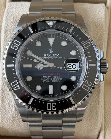 2021 Rolex Sea-Dweller 43MM Black Dial Oyster Bracelet (126600)