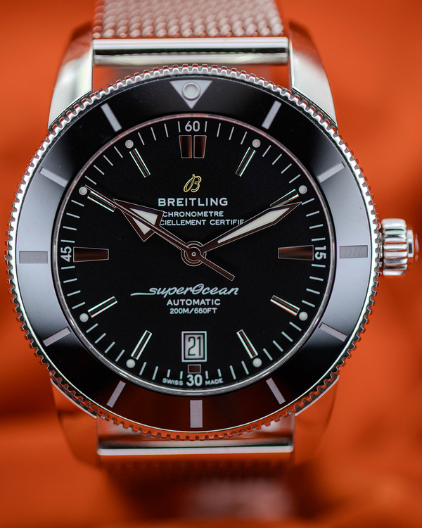 2023 Breitling Superocean Heritage II 46MM Black Dial Steel Bracelet (AB2020121B1A1)