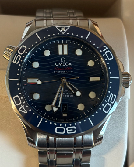 2024 Omega Seamaster Diver 300M 42MM Blue Dial Steel Bracelet (210.30.42.20.03.001)