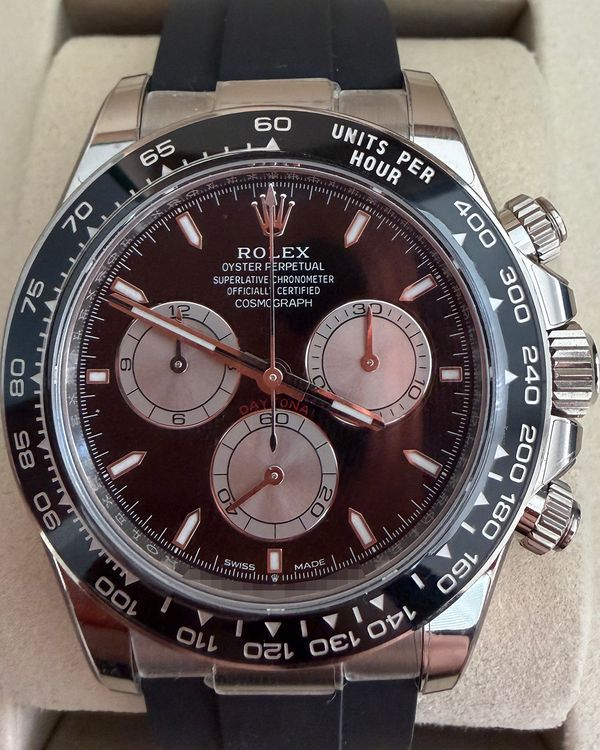 No Reserve - 2025 Rolex Cosmograph Daytona 40MM Black Dial Oysterflex Strap (126519LN