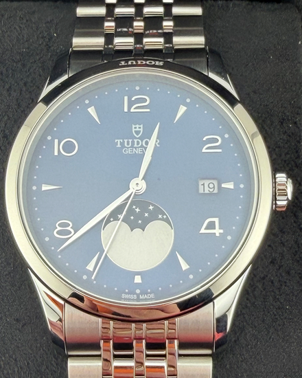 2025 Tudor 1926 Luna 39MM Blue Dial Steel Bracelet (91560)