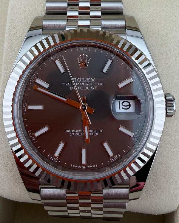 2025 Rolex Datejust 41MM Slate Dial Jubilee Bracelet (126334)