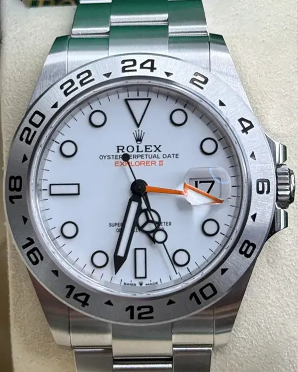 2025 Rolex Explorer II "Polar" 42MM White Dial Oyster Bracelet (226570)