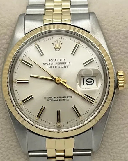 Rolex Datejust 36MM Champagne Dial Two-Tone Jubilee Bracelet (16013)