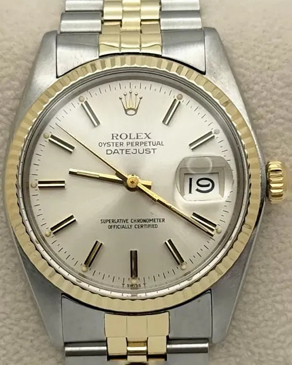 Rolex Datejust 36MM Champagne Dial Two-Tone Jubilee Bracelet (16013)