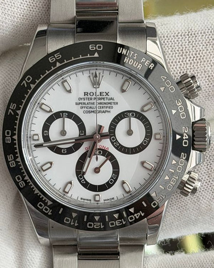 2022 Rolex Cosmograph Daytona "Panda" 40MM White Dial Oyster Bracelet (116500LN)
