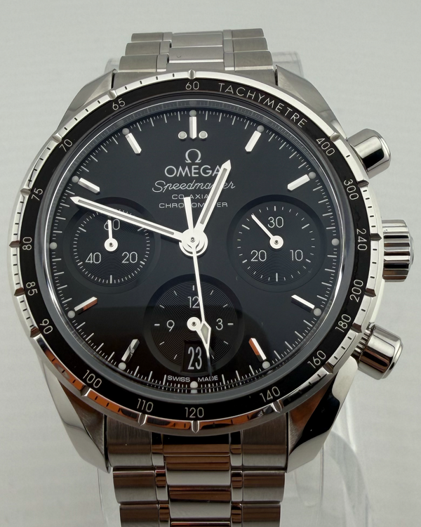 2023 Omega Speedmaster 38MM Black Dial Steel Bracelet (324.30.38.50.01.001)