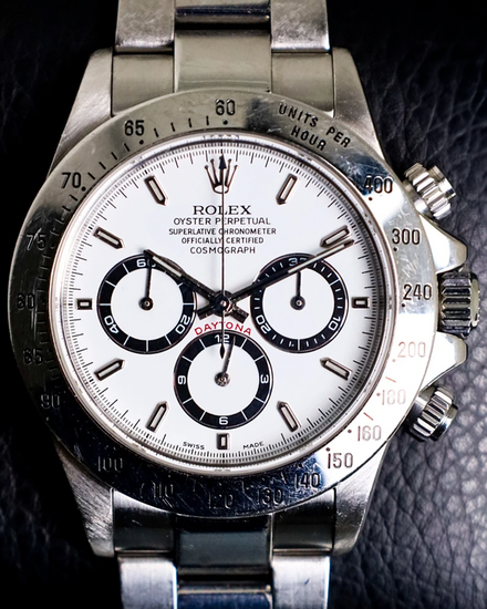 1999 Rolex Cosmograph Daytona 40MM White Dial Oyster Bracelet (16520)