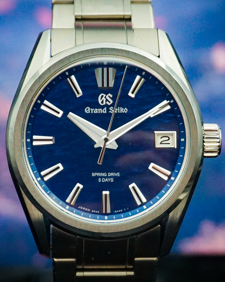 2024 Grand Seiko Evolution 9 "Lake Suwa" 40MM Blue Dial Titanium Bracelet (SLGA019G)