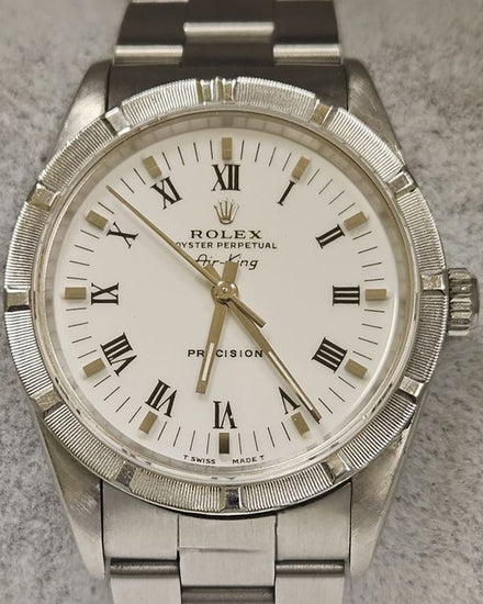 Rolex Air-King 36MM White Dial Oyster Bracelet (14000)