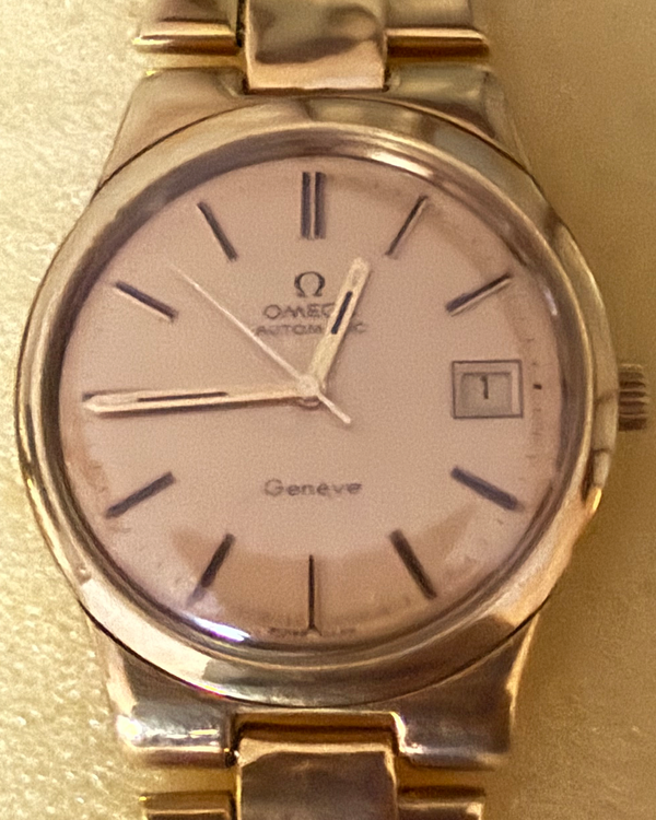 No Reserve - Omega Geneve Vintage 35MM Silver Dial Steel Bracelet (166.0173)