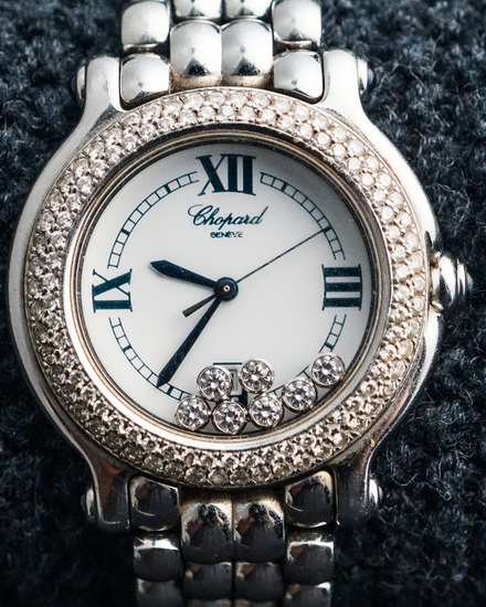 Chopard Happy Sport 32MM Quartz White Dial Steel Bracelet (27/8236-23)