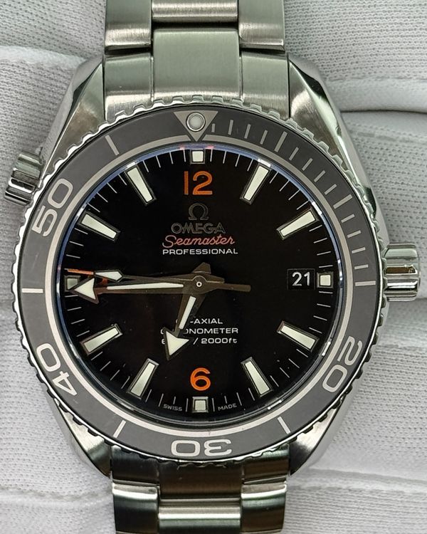 2021 Omega Seamaster Planet Ocean 600M 42MM Black Dial Steel Bracelet (232.30.42.21.01.003)