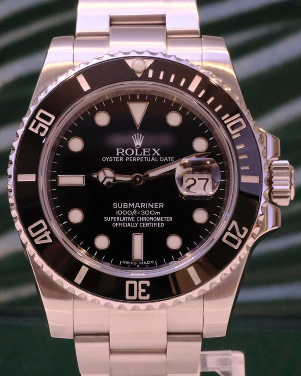 2013 Rolex Submariner Date 40MM Black Dial Oyster Bracelet (116610LN)