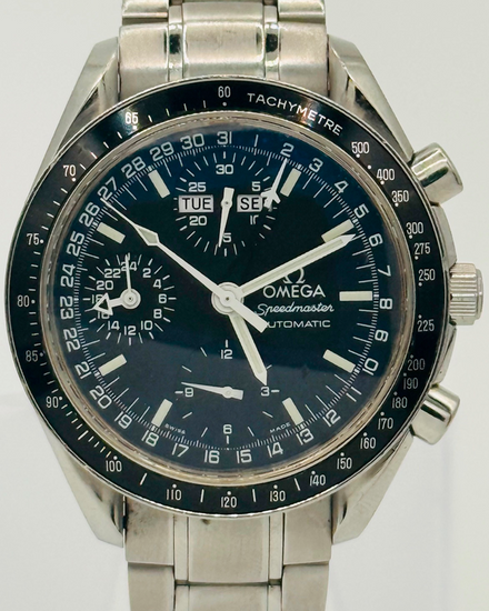 Omega Speedmaster Day Date MK40 "Triple Date" 39MM Black Dial Steel Bracelet (3520.50.00)