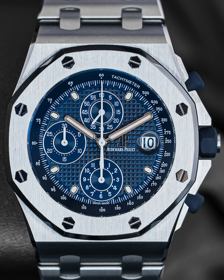 Audemars Piguet Royal Oak Offshore Chronograph "20th Anniversary" 42MM Blue Dial Steel Bracelet (26237ST.OO.1000ST.01)