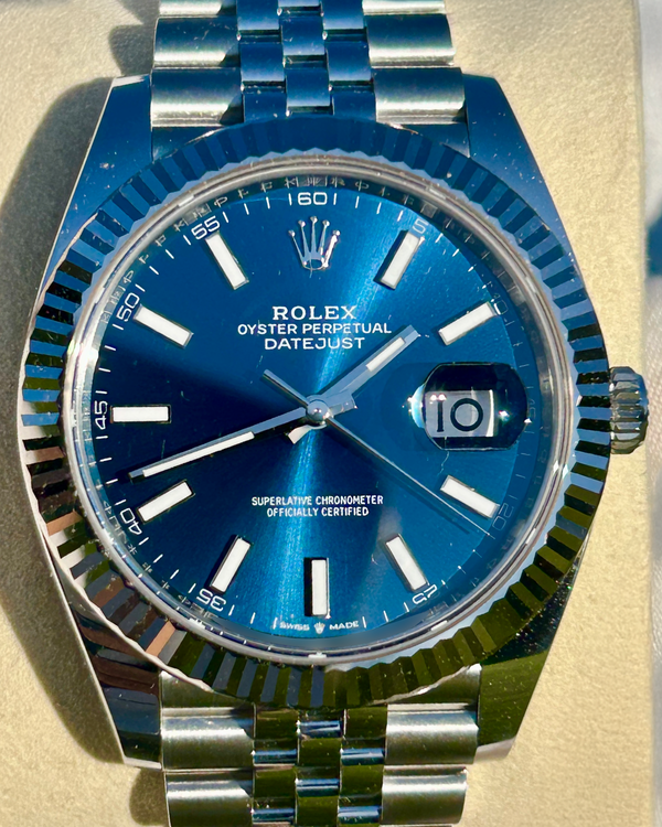 2025 Rolex Datejust 41MM Blue Dial Jubilee Bracelet (126334)