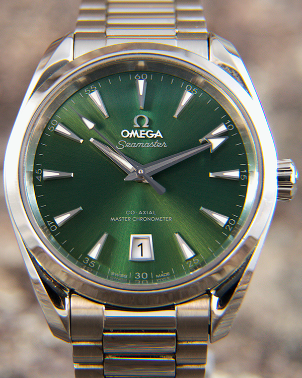 2023 Omega Seamaster Aqua Terra 38MM Green Dial Steel Bracelet (220.10.38.20.10.002)