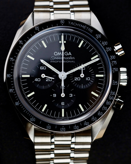 2025 Omega Speedmaster Professional Moonwatch 42MM Black Dial Steel Bracelet (310.30.42.50.01.002)
