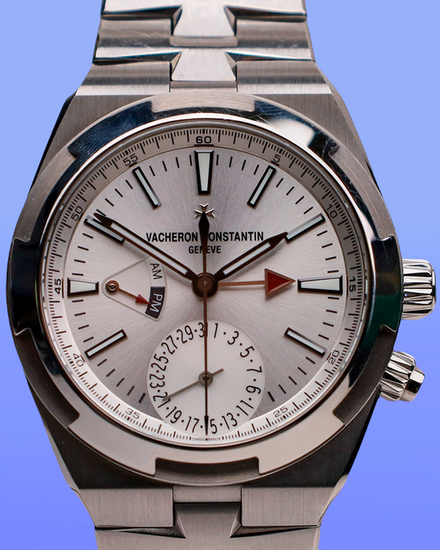 2020 Vacheron Constantin Overseas Dual Time 41MM Silver Dial Steel Bracelet (7900V/110A-B333)