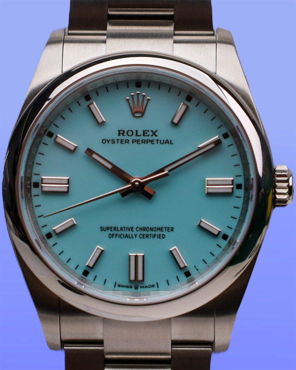 2025 Rolex Oyster Perpetual 36MM Turquoise Dial Oyster Bracelet (126000)