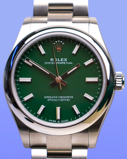 2024 Rolex Oyster Perpetual 31MM Green Dial Oyster Bracelet (277200)