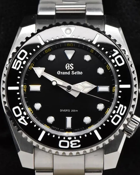 2021 Grand Seiko Sport 43MM Quartz Black Dial Steel Bracelet
