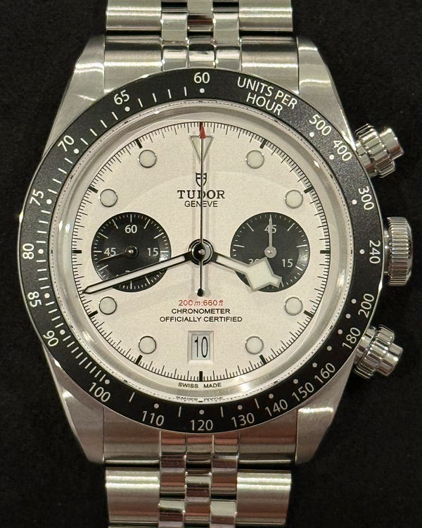 2025 Tudor Black Bay Chrono "Panda" 41MM White Dial Steel Bracelet (79360N)