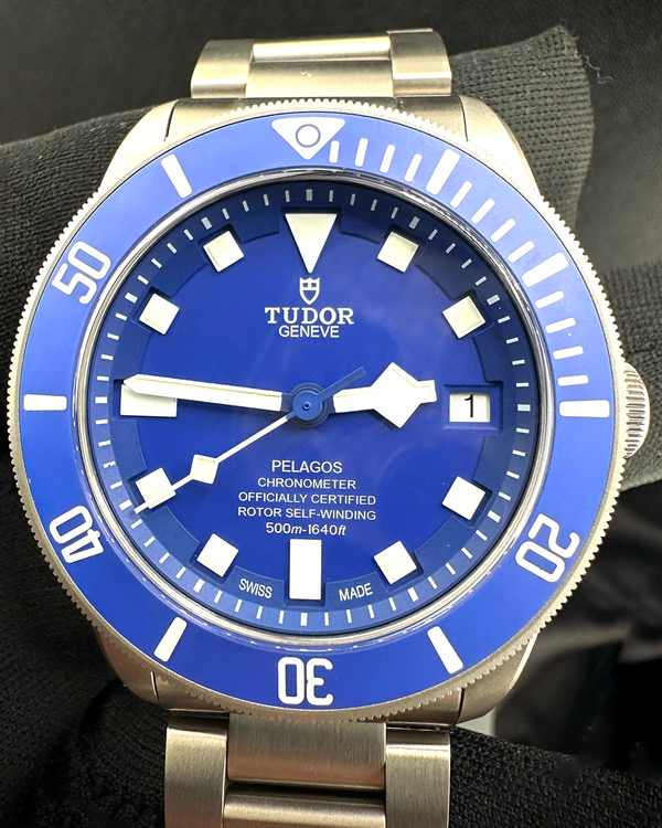 Tudor Pelagos 42MM Blue Dial Titanium Bracelet (25600T)