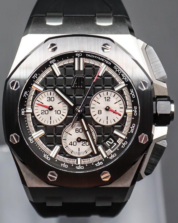 2022 Audemars Piguet Royal Oak Offshore Chronograph 43MM Black Dial Rubber Strap (26420SO.OO.A002CA.01)