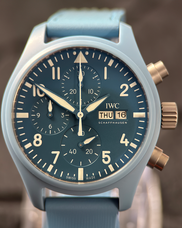2025 IWC Schaffhausen Pilot Top Gun "Miramar" L.E. 41MM Blue Dial Rubber Strap (IW389409)