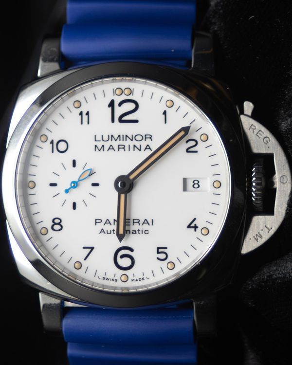 2020 Panerai Luminor Marina 1950 3 Days 42MM White Dial Rubber Strap (PAM01523)
