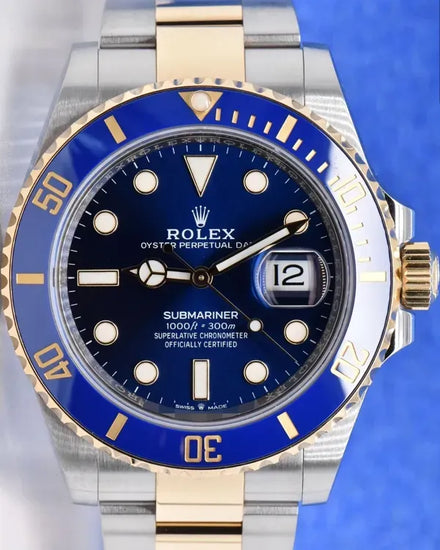 2022 Rolex Submariner Date "Bluesy" 41MM Blue Dial Two-Tone Oyster Bracelet (126613LB)