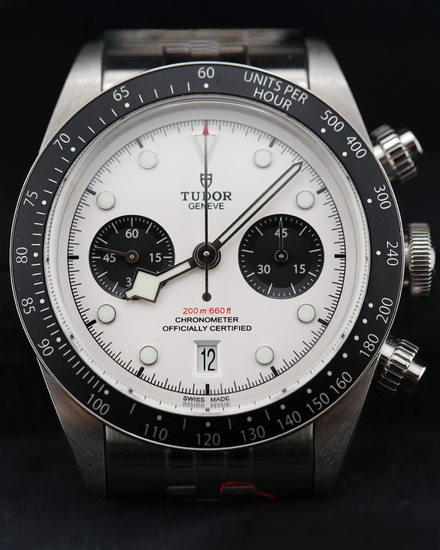 2023 Tudor Black Bay Chrono "Panda" 41MM White Dial Jubilee Bracelet (79360N)