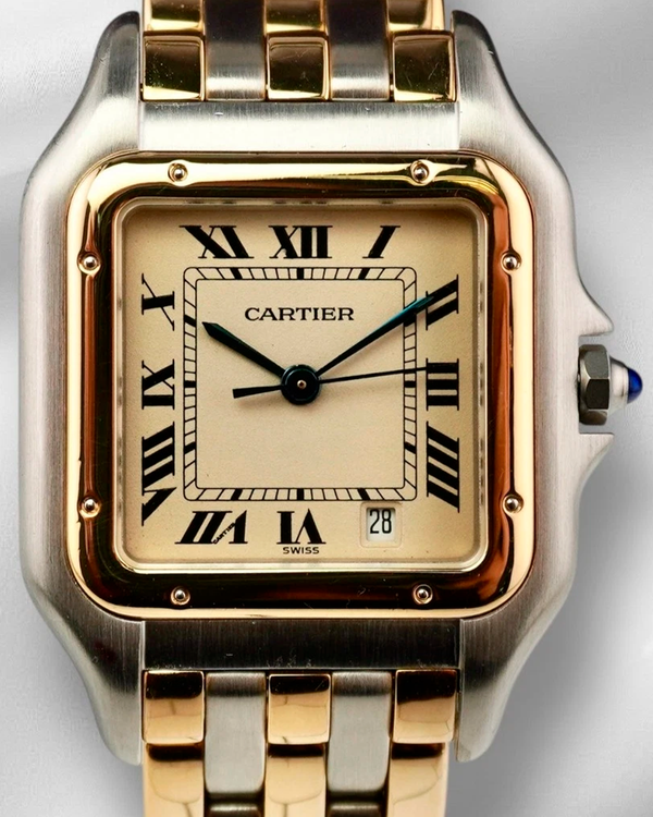 Cartier Panthère De Cartier 27MM Quartz Ivory Dial Two-Tone Bracelet (187949)