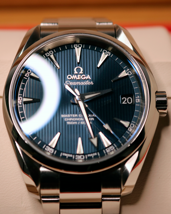 2023 Omega Seamaster Aqua Terra 150M 38.5MM Blue Dial Steel Bracelet (231.10.39.21.03.002)