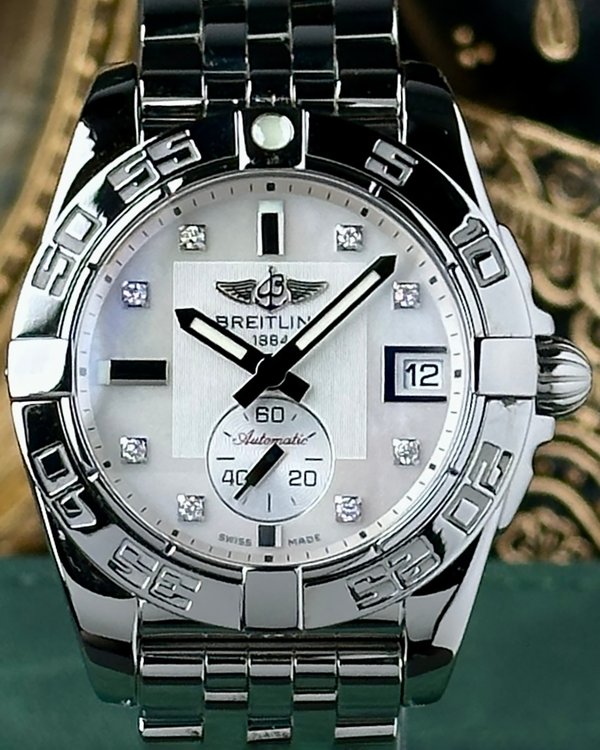2016 Breitling Galactic 36MM Mother Of Pearl Dial Steel Bracelet (A3733012/A717)
