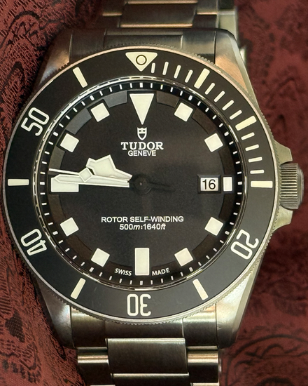 2015 Tudor Pelagos 42MM Black Dial Titanium Bracelet (25500TN)