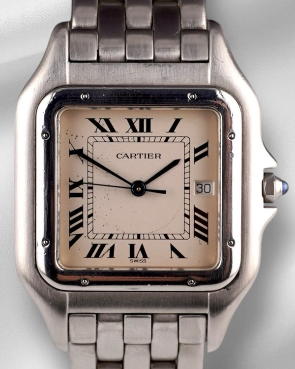 Cartier Panthère De Cartier 29MM Quartz Silver Dial Steel Bracelet (1300)