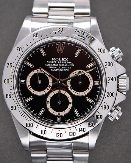 1996 Rolex Cosmograph Daytona Zenith 40MM Black Dial Oyster Bracelet (16520)