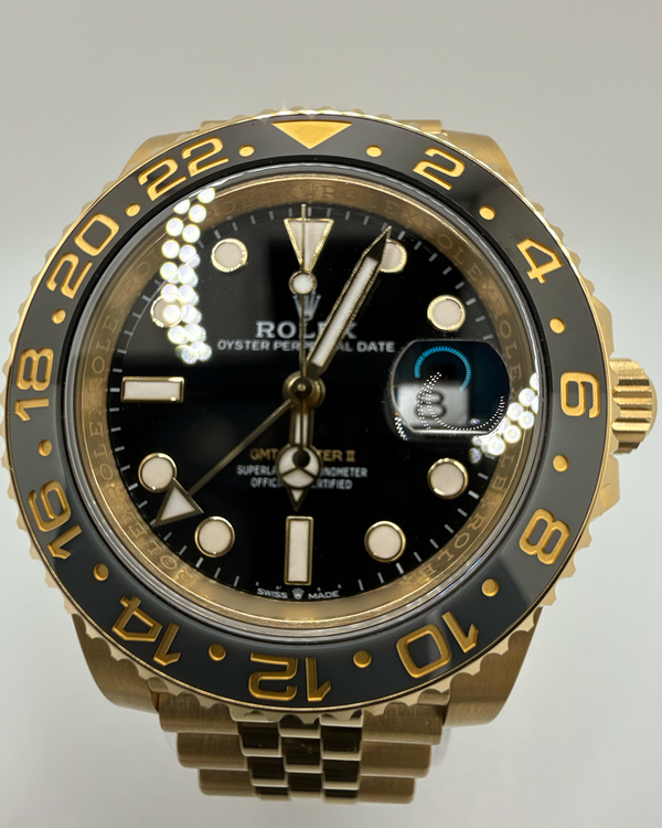 2025 Rolex GMT-Master II "Zombie" 40MM Black Dial Yellow Gold Jubilee Bracelet (126718GRNR)