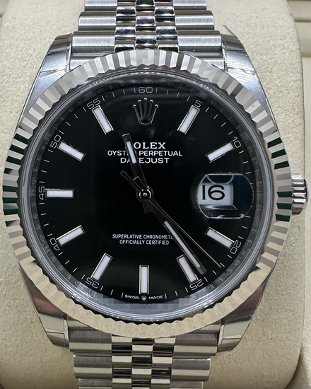 2025 Rolex Datejust 41MM Black Dial Jubilee Bracelet (126334)