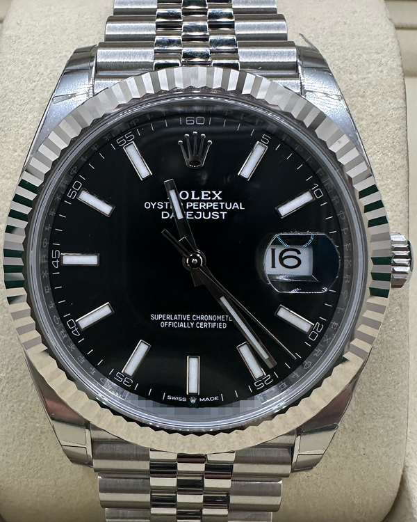 2025 Rolex Datejust 41MM Black Dial Jubilee Bracelet (126334)