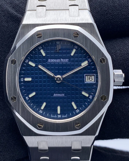 2001 Audemars Piguet Royal Oak 36MM Blue Dial Steel Bracelet (14790ST)
