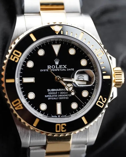 2022 Rolex Submariner Date 41MM Black Dial Two-Tone Oyster Bracelet (126613LN)