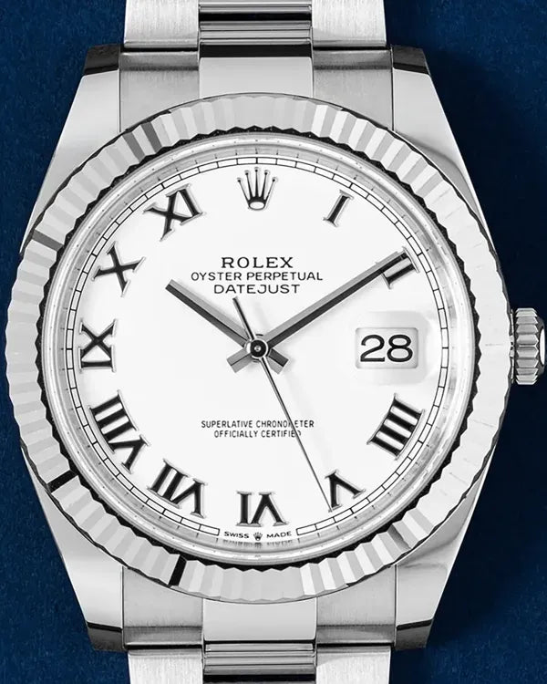 2025 Rolex Datejust 41MM White Dial Oyster Bracelet (126334)