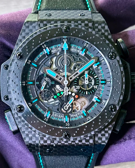 Hublot King Power "F1 Abu Dhabi" L.E. 48MM Skeleton Dial Textile Strap (719.QM.1729.NR.FAD11)